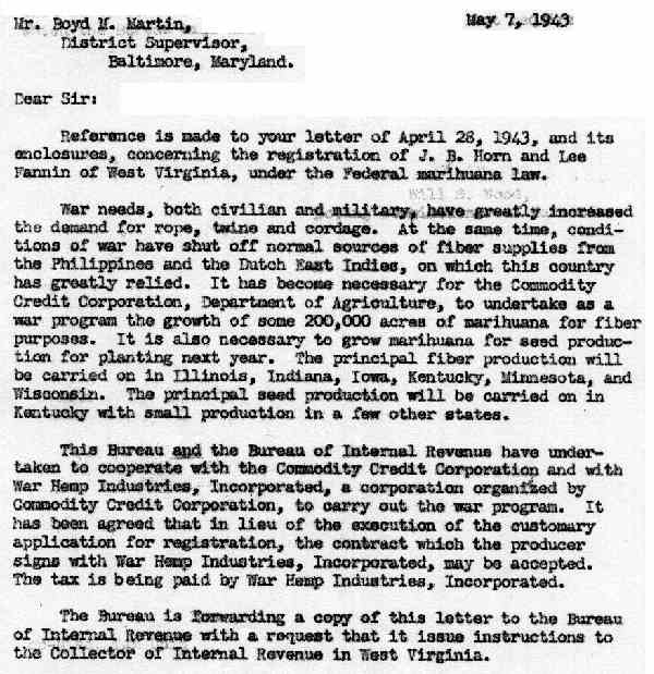 DEA Letter 1943-05-07p1