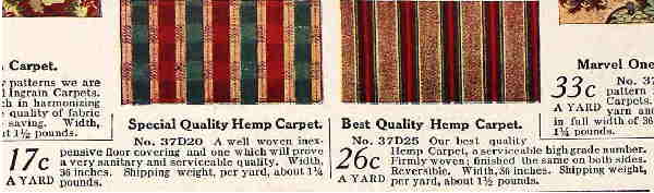 Sears Catalog 1915 Fall Carpet