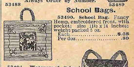 Sears catalog 1897 Spring bag