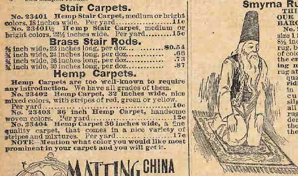 Sears catalog 1897 Spring Carpets