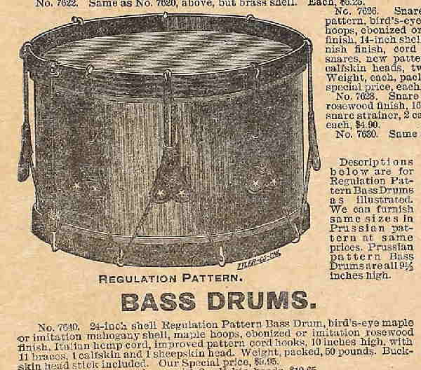 Sears Catalog 1897 Spring Snare Drum