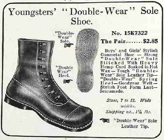 Sears catalog 1917 Fall Shoes