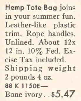 Sears Catalog 1960 Tote Bag