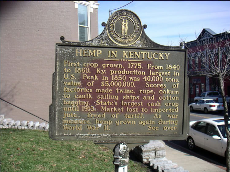 Historical Hemp Sign