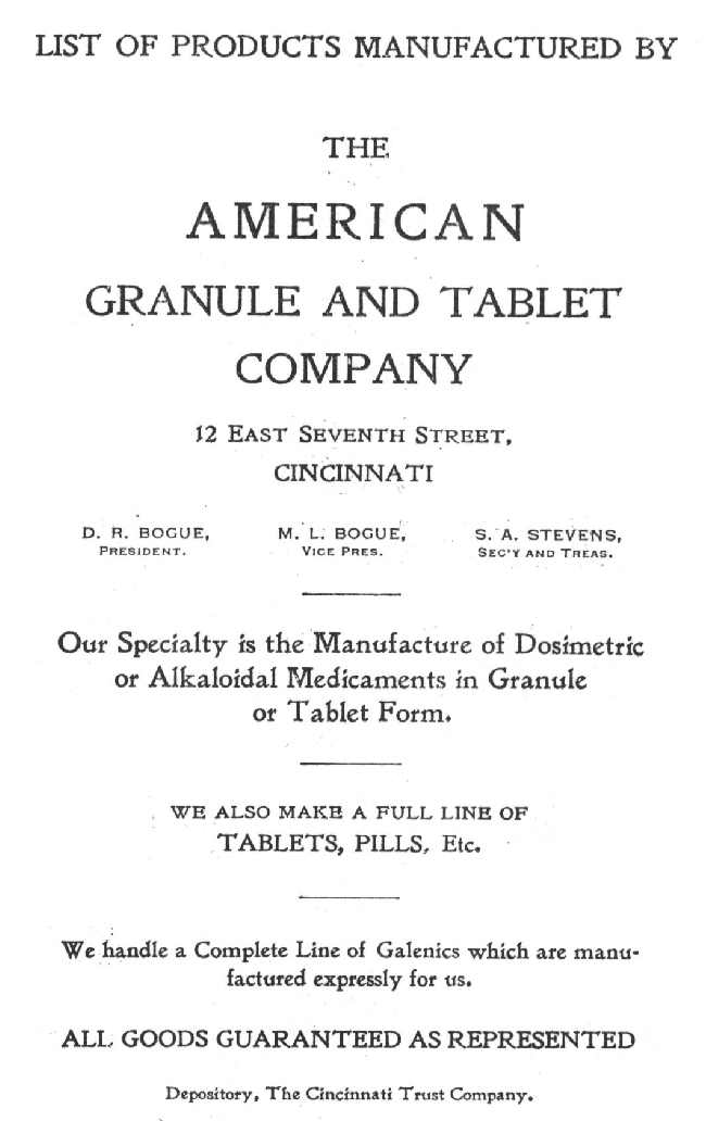 American Granule & Tablet