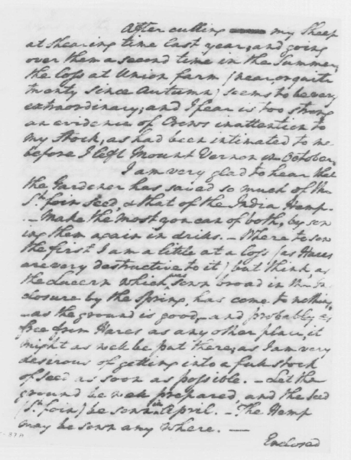 LETTER TO WILLIAM PEARCH