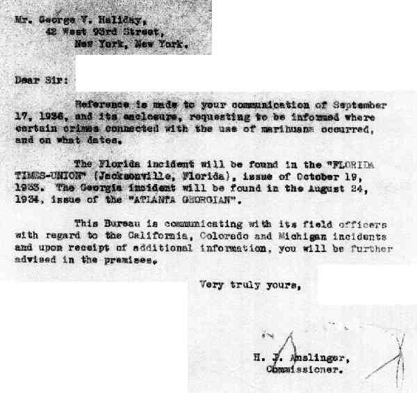 DEA Letter 1936-10-08