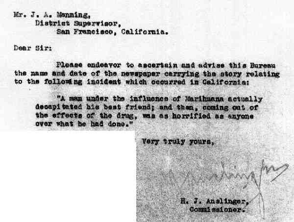 DEA Letter 1936