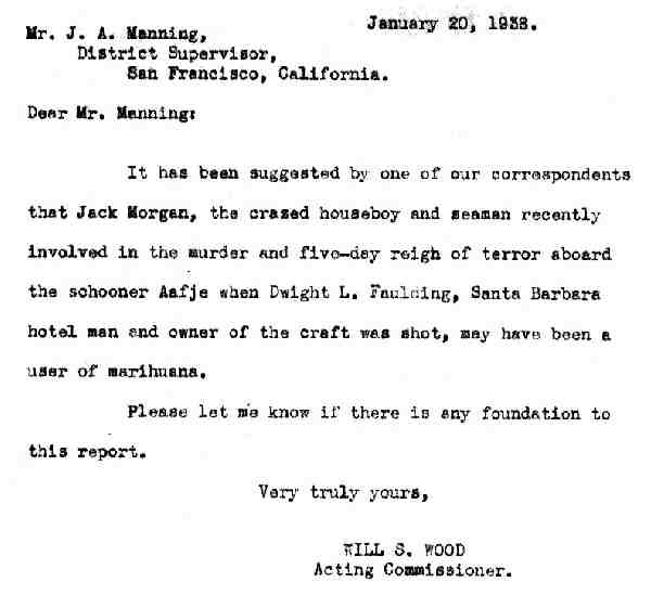 DEA Letter 1938-01-20