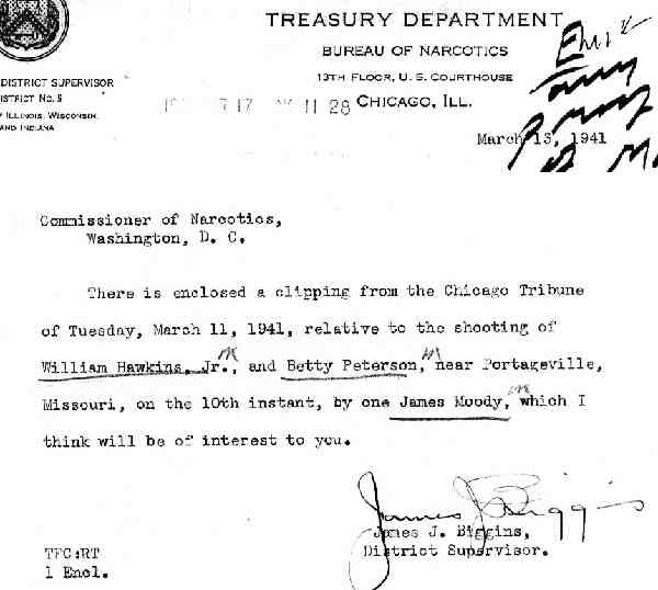 DEA Letter 1941-03-13
