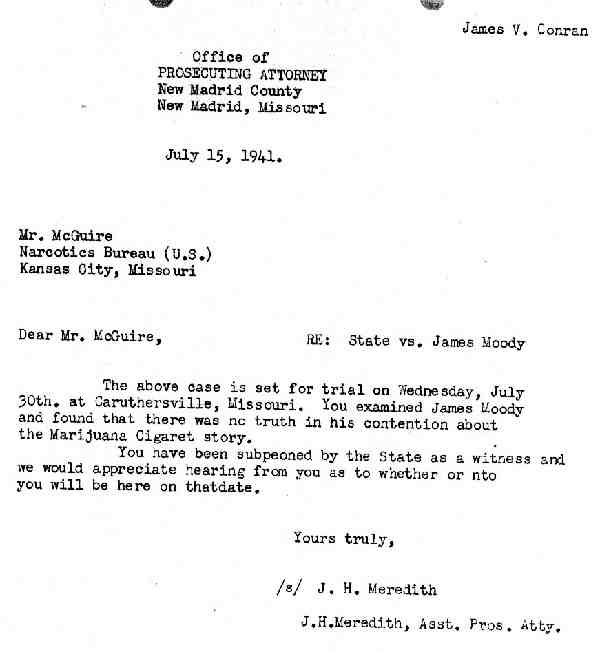 DEA Letter 1941-07-15