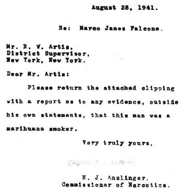 DEA Letter 1941-08-28